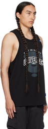 AAPE by A Bathing Ape Black Moonface Reversible Tank Top