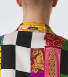 Versace Medusa silk twill bowling shirt