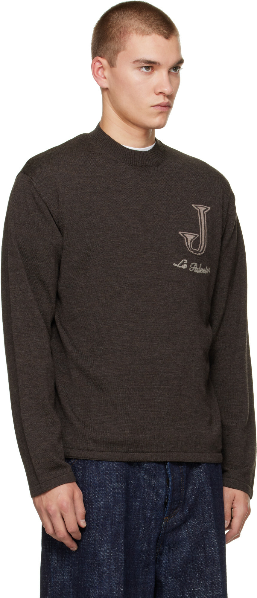 JACQUEMUS Brown 'The Herisson' Sweater