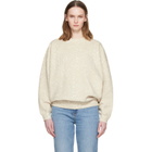 ANINE BING Beige 'Anine Bing' Miles Sweatshirt