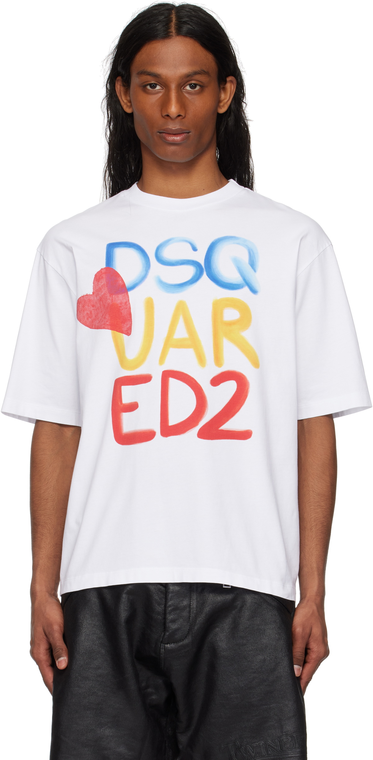 Tシャツ・カットソー DSQUARED2 Dsquared2 Summer Lovers linen T-shirt S78GD0097S24583100G1.jpg?sw=