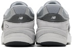 New Balance Kids Gray 990v6 Little Kids Sneakers