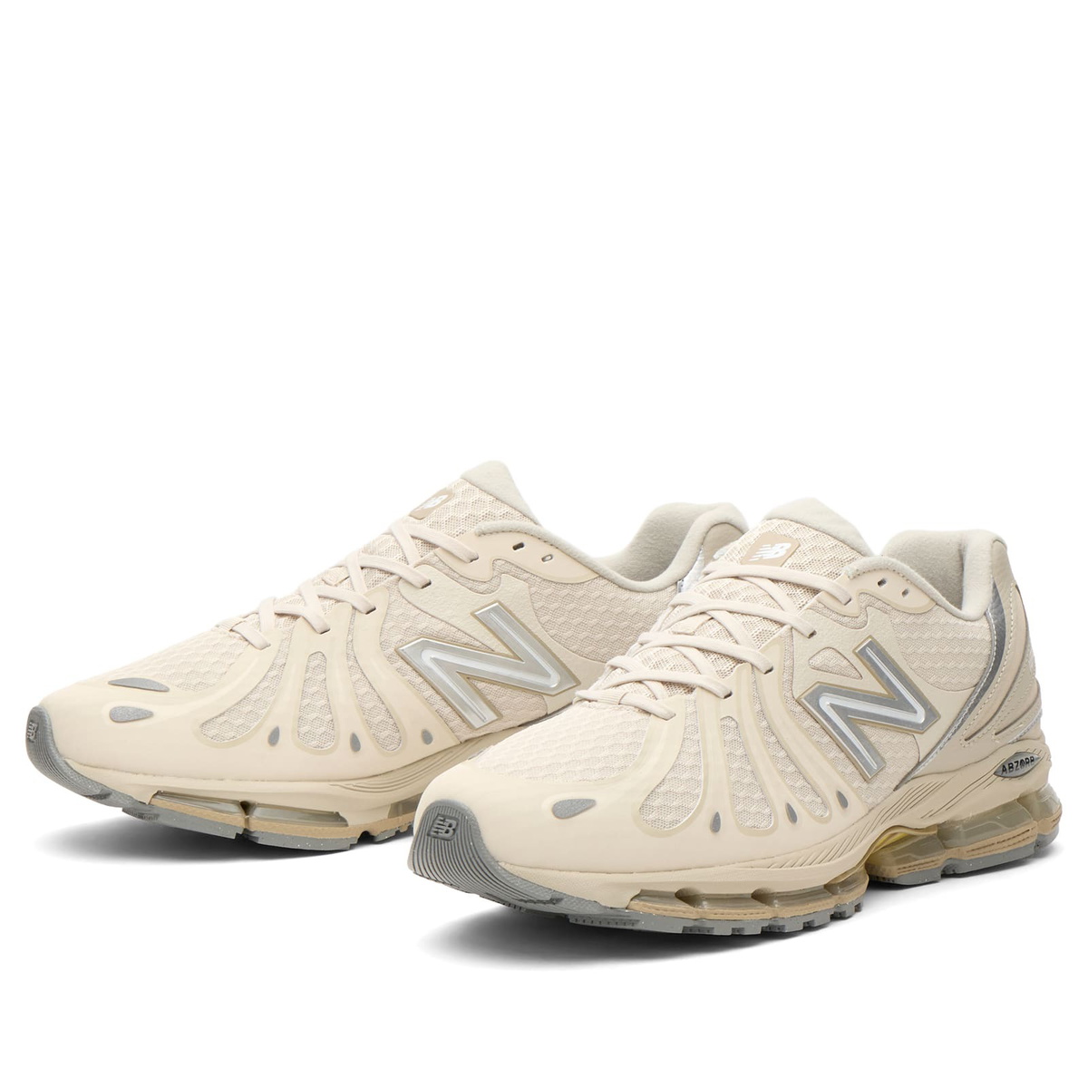 New Balance Abzorb 1890 Sneaker in Linen/Punch Yellow