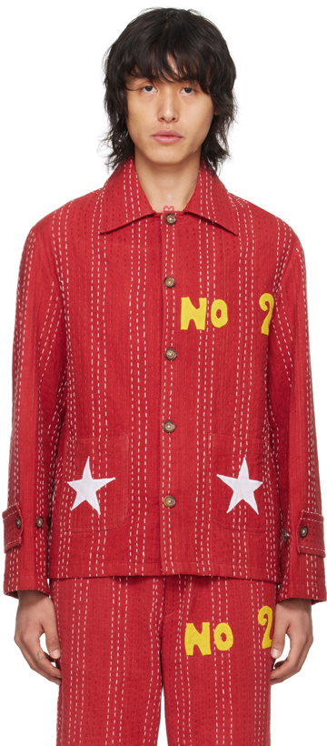 Photo: HARAGO Red Appliqué Jacket