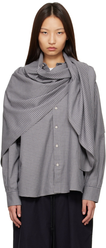 Photo: Baserange Gray Snell Scarf