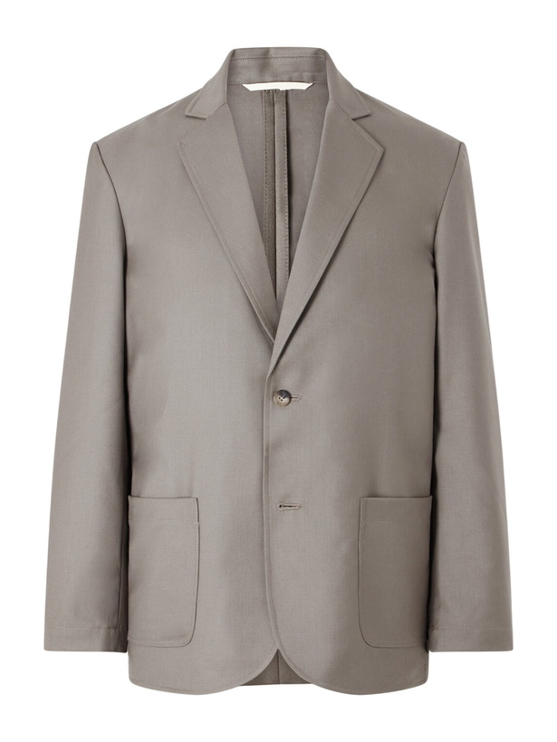 Photo: De Bonne Facture - Writers Virgin Wool Suit Jacket - Green