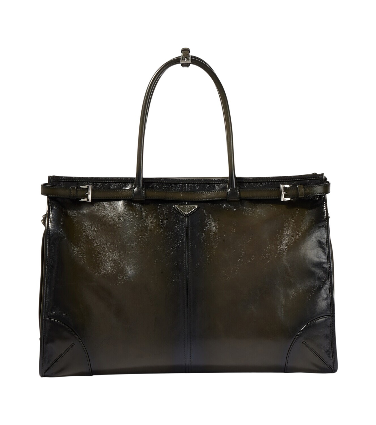 NO/FAITH STUDIOS Black Denim Multipocket Bag