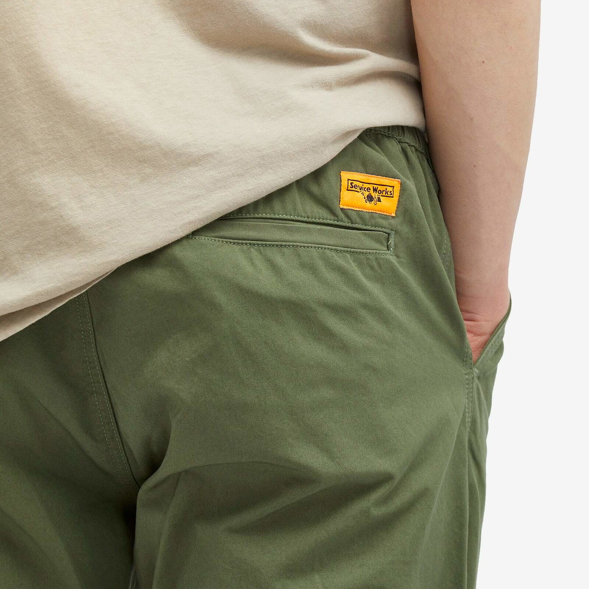 Service Works Men's Twill Waiter Pants in Olive