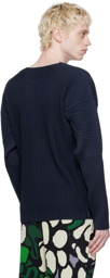 Homme Plissé Issey Miyake Navy Basics Long-Sleeve T-Shirt