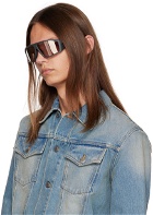 Prada Eyewear Black Linea Rossa Sunglasses