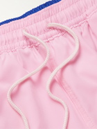 POLO RALPH LAUREN - Traveller Mid-Length Logo-Embroidered Swim Shorts - Pink