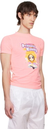 VETEMENTS Pink 'Princess Kenny' Fitted T-shirt