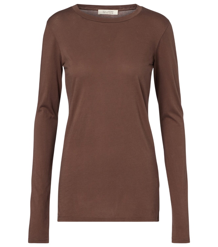 Photo: Nili Lotan Susana cotton jersey T-shirt