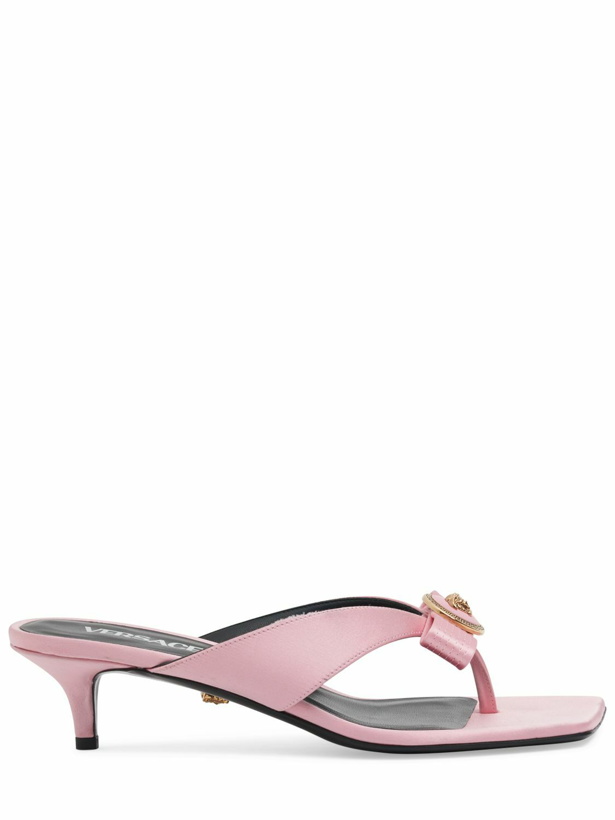 Photo: VERSACE - 45mm Satin Thong Sandals