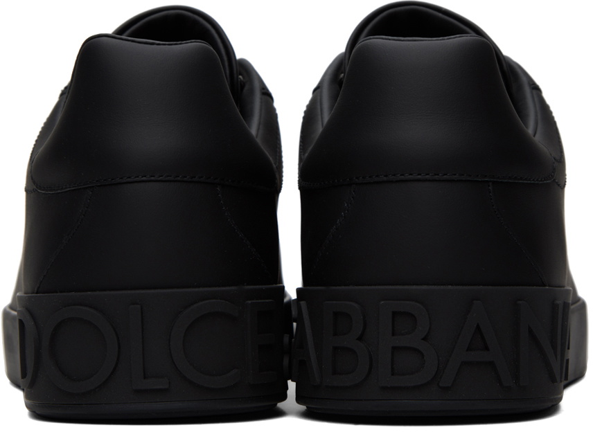 【Dolce&Gabbana】 PORTOFINO スニーカー ブラック Calfskin Portofino sneakers in Black for Men | Dolce&Gabbana® US