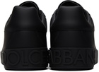 Dolce & Gabbana Black Portofino Sneakers