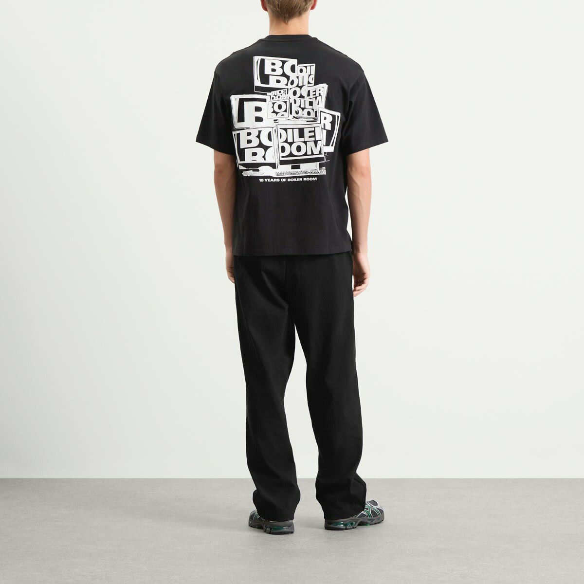 Boiler Room Men's 15 Years Monitor T-Shirt in Black