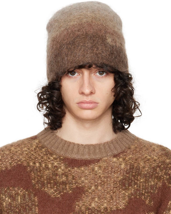 Photo: ERL Taupe & Brown Ombre Beanie