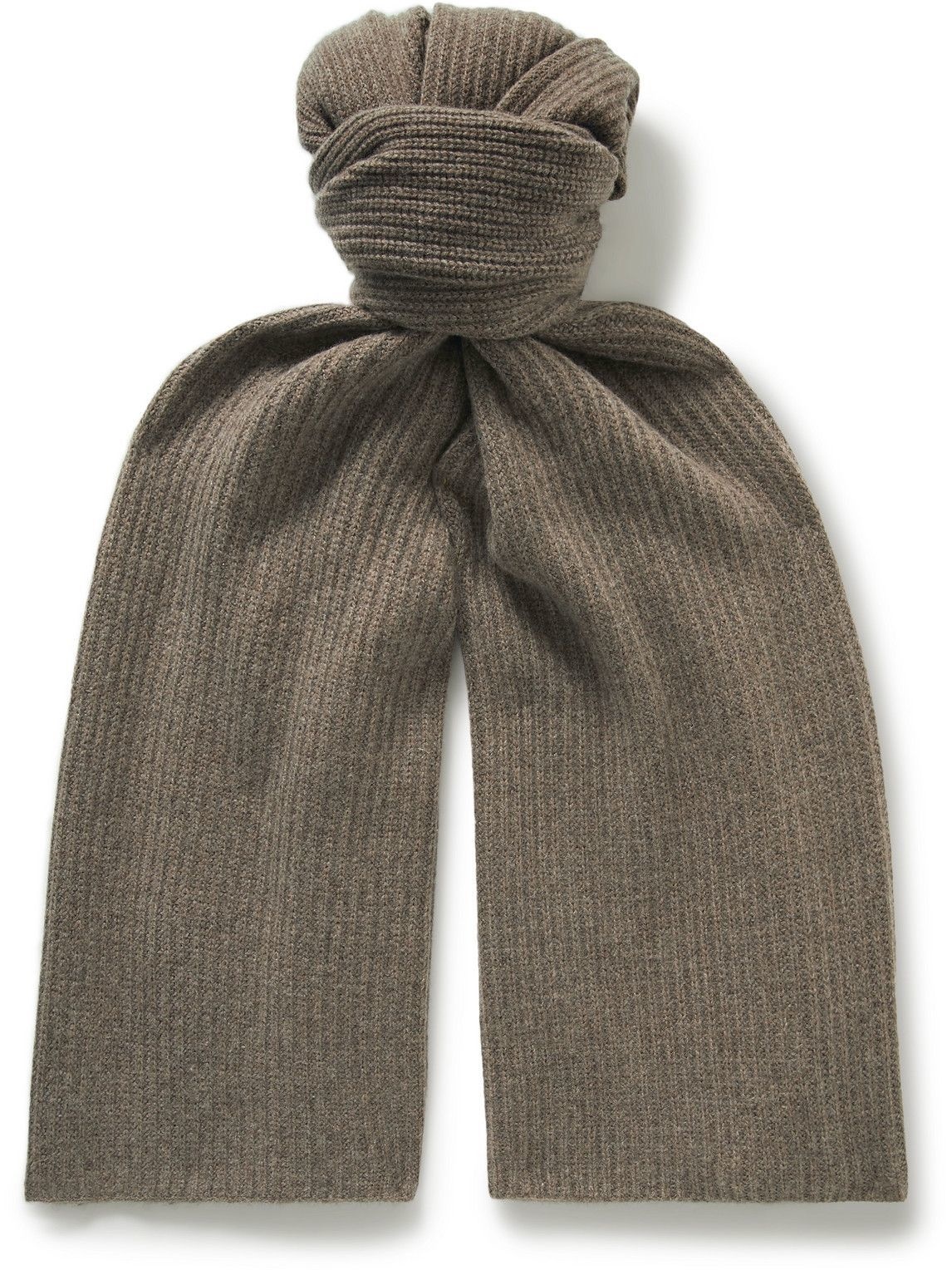 James Perse - Thermal Ribbed Recycled Cashmere Scarf James Perse