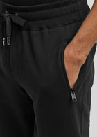 Dolce & Gabbana Logo Cotton Sweatpants Black