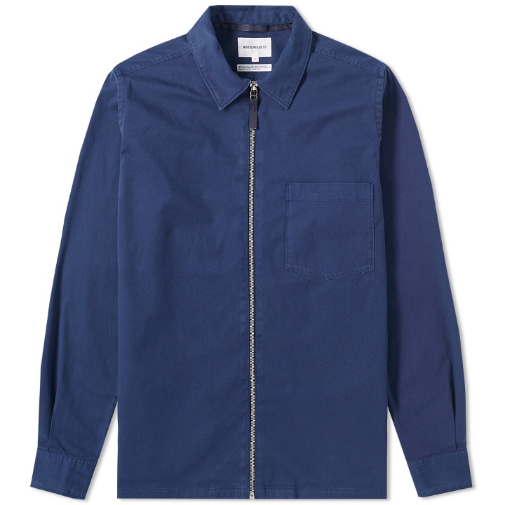 Photo: Norse Projects Jens Garment Dyed Twill Shirt Jacket