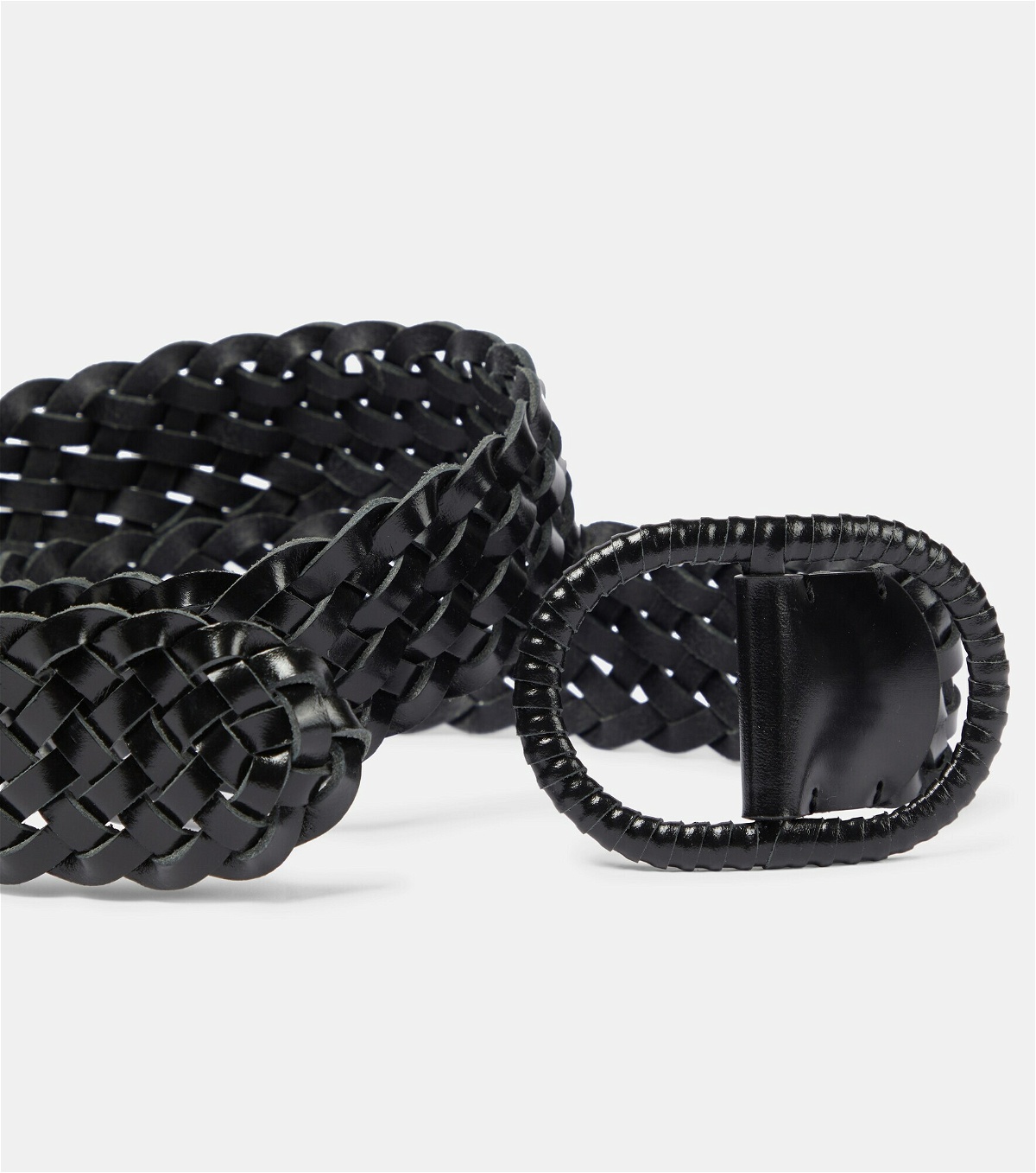 Toteme - Braided leather belt Toteme