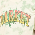 MARKET Men's Arc Herbal Tie Dye T-Shirt in Green Yellow Tie Dye