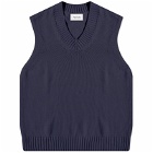 Harmony Men's Willow Knitted Vest in Navy