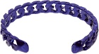 Givenchy Purple G Chain Cuff Bracelet