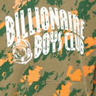Billionaire Boys Club Men's Camo Print Arch Logo Popover Hoody in Green