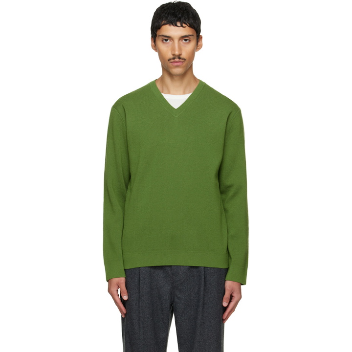 Photo: Solid Homme Green Wool Sweater