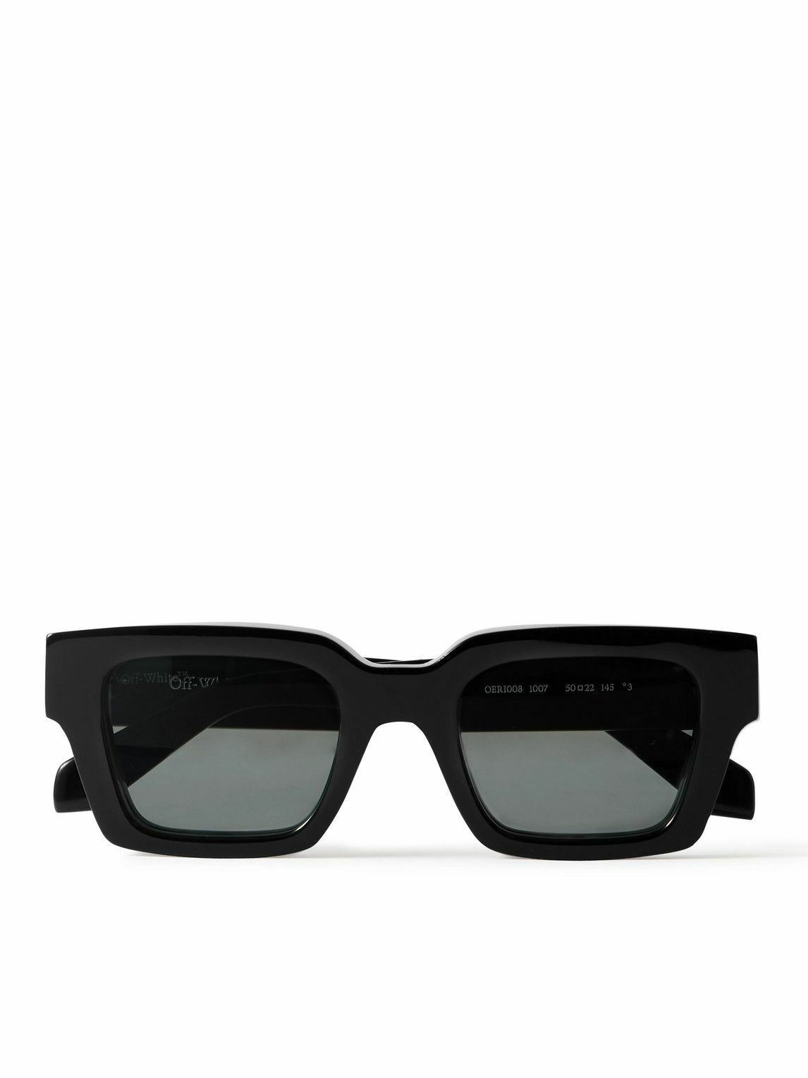 Off-White Portland: Black rectangular sunglasses –  - eyewear  store