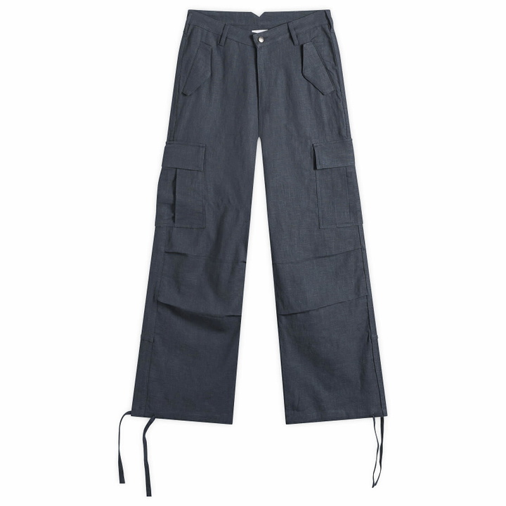 Photo: Rhude Men's Linen Parachute Pant in Navy