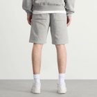 ANNIE HOOD Men's College Sweat Shorts in Grey/Grey