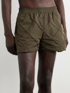 Bottega Veneta - Straight-Leg Short-Length Tech-Faille Swim Shorts - Green
