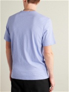 Theory - Essential Slub Cotton-Jersey T-Shirt - Purple