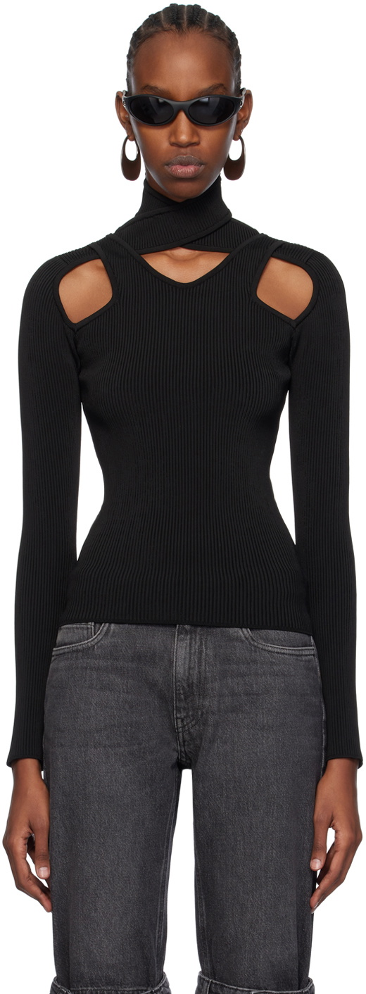 Coperni Black Cutout Sweater Coperni