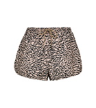 The Upside - Efrem leopard-print track shorts