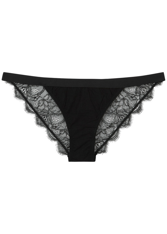 Photo: Love Stories Wild Rose Black Lace Briefs