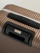 FPM Milano - Bank Light 55cm Leather-Trimmed Makrolon® Polycarbonate Spinner Suitcase