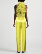 Jijil Womens Pants in Yellow