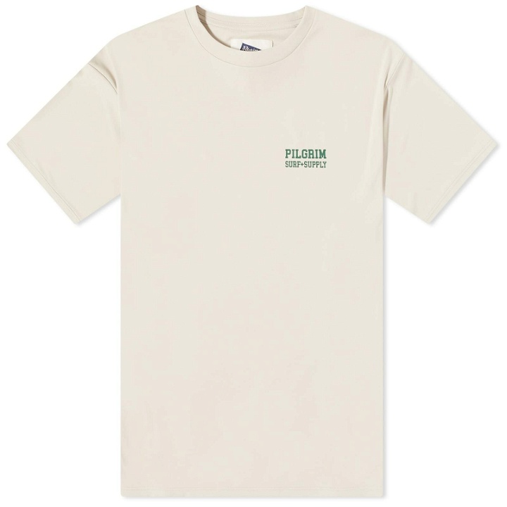 Photo: Pilgrim Surf + Supply Men's Wolfe Recycled T-Shirt in Light Grey