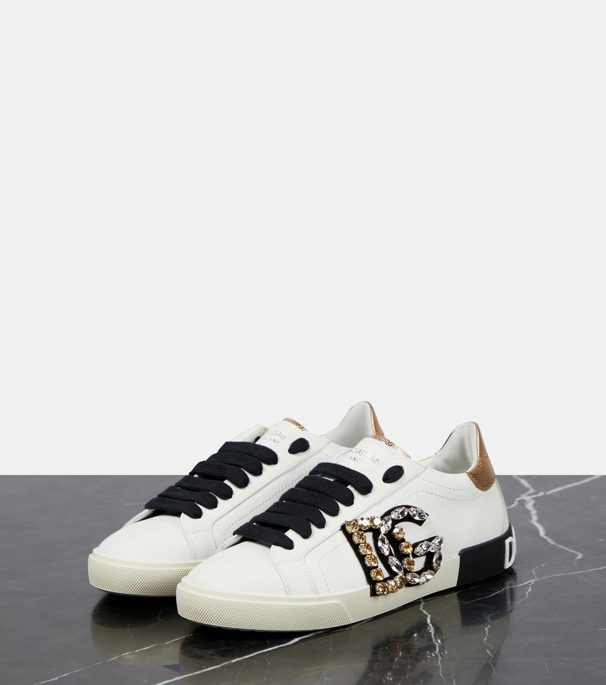 Dolce&Gabbana Portofino Vintage leather sneakers Dolce & Gabbana