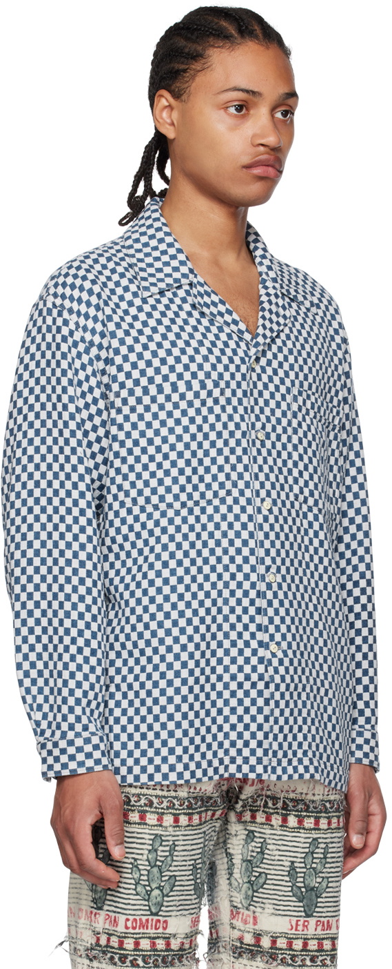 Kuro Blue Check Shirt