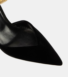 Rene Caovilla Velvet slingback pumps 105