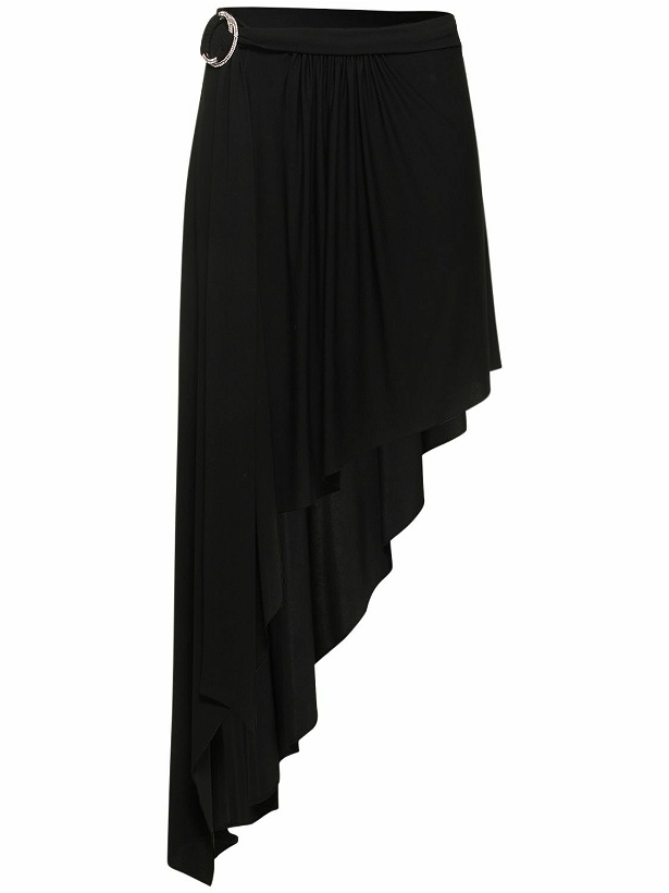 Photo: ALEXANDRE VAUTHIER - Asymmetric Belted Jersey Midi Skirt