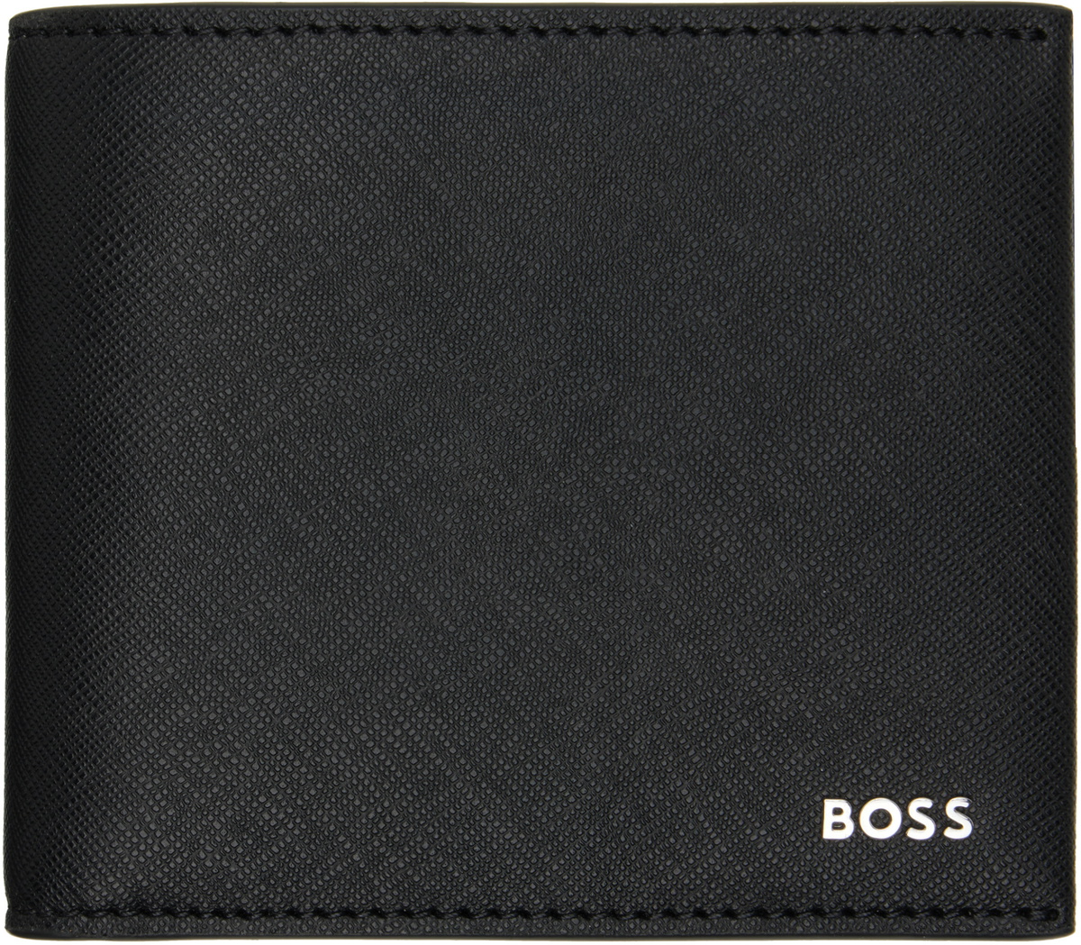 BOSS Black Saffiano Leather Wallet