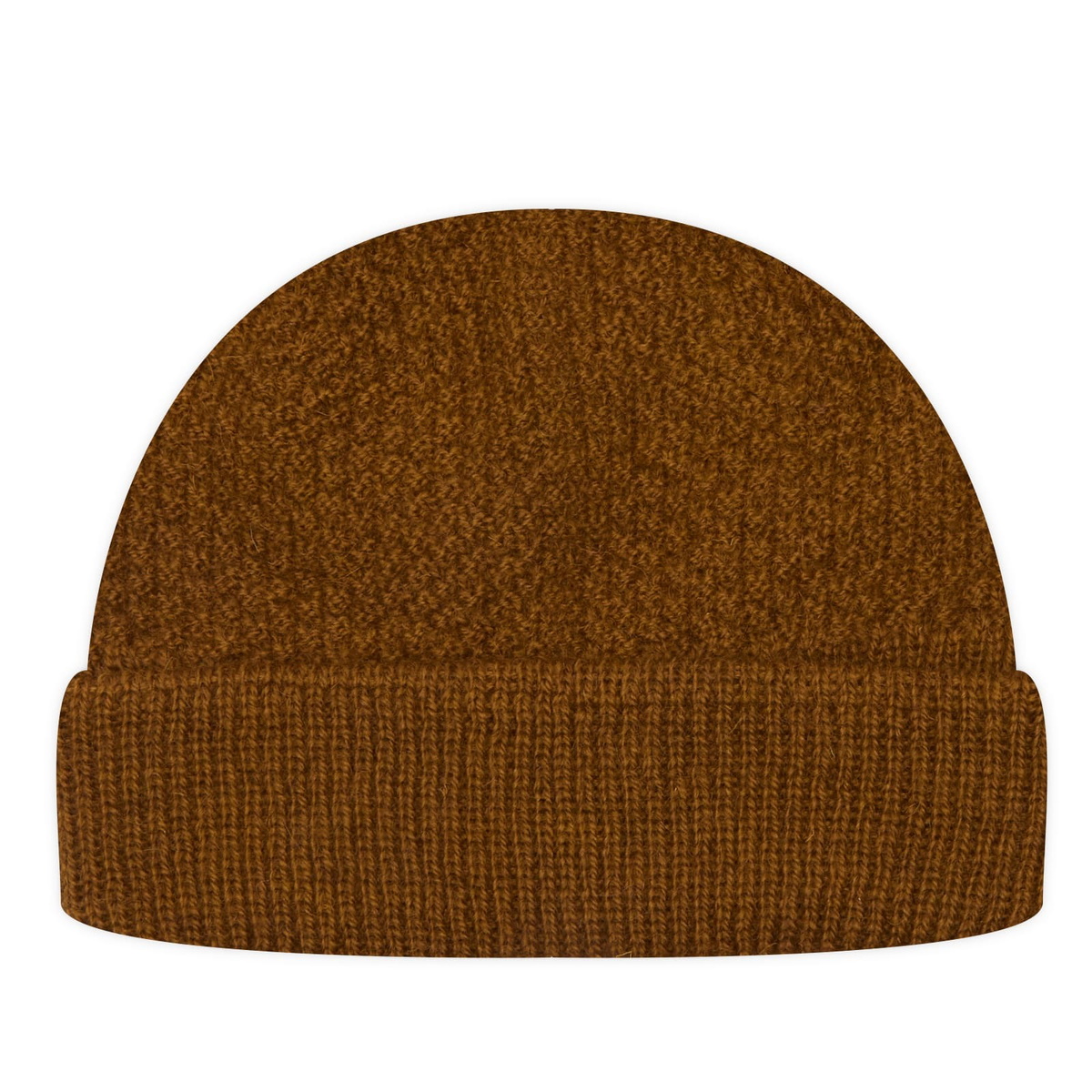 John Smedley Men's Sheratt British Wool Beanie in Umber 