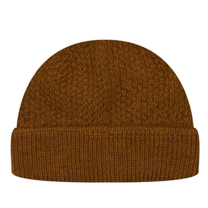 Photo: John Smedley Men's Sheratt British Wool Beanie in Umber 