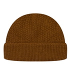 John Smedley Men's Sheratt British Wool Beanie in Umber 